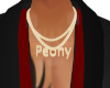 Gold Chain  Peony - M