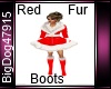 [BD] Red Fur Boots