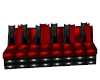 Long Sofa Red