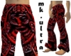 Aztec Pants Red
