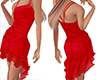 Formal Dress Red Flat