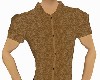 Brown leafy shirt