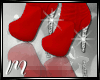 *M* Red Xmas Boots
