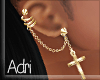 ~A:Gold'Cross Earrings