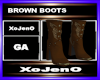 BROWN BOOTS