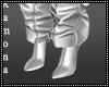 Silver Metalic Boots