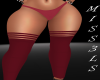 Panties x socks red