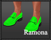 Toxic Green Loafers