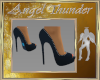 ANGEL Navy Blue Heels 25