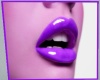 Purple Lips Poster