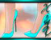 Shoes Heels Turquoise