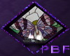 PBF*Purple Bfly Wall FP