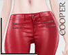!A Jeans red latex