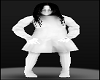 Ghost Girl Scary Sounds Goth Halloween Costumes White Dress Black Hair