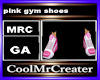 pink gym shoes
