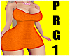 Bimbo Orange PRG1 Dress