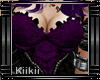 xkkx Blk/Violet Sexy Top