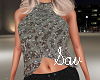 SparkleShort Set-Blk/Sil