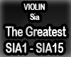 Violin Sia The Greatest