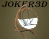 Hanging wooden chair