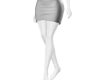 Silver Leather Skirt MLV