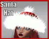 santa hat lady