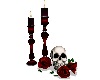 Vampire Skull Candle