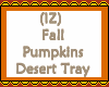 Fall Pumpkins Deserts