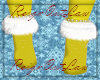 Yellow Christmas Boots