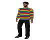 Rainbow Sweater/Baggys