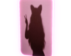 Pink pie cutout