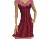 wine sleeveless dress