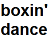 Boxing Dance