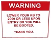 KB Warning Sign 2