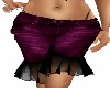 MAUVE DENIM SKIRT