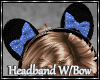 Headband - Blue Bow