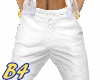 (B4) White Pants M