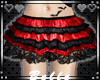 {B} Emo Red Skirt