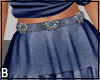 Western Denim Skirt