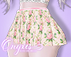 O|Spring Flower Skirt
