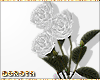 ♚ White roses
