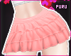 ✧ pink ruffle skirt rl