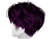 blk/pur hair