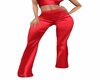 SILK RED PANTS