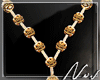 (FG) Gold Bling Rosary