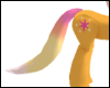 [m] peach pony tail
