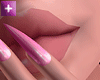 y2k star nails pink