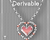 DEV -Pink Heart Necklace