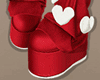 Red 🤍 Heart Boots