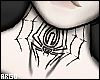 Spider Neck Tattoo